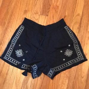 JCrew patterned flowy shorts